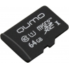 Qumo <QM64GMICSDXC10U1NA> microSDXC 64Gb Class10  UHS-I U1