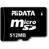 Ritek microSecureDigital (microSD) Memory Card 512Mb PRO + microSD Adapter