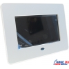 Digital Photo Frame Espada <E-07J-White>цифровой фотоальбом(MP3/WMA/MPEG4/JPEG,7"LCD,SD/MMC/MS/xD,USB,AV Out,ПДУ)