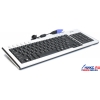 Кл-ра Trust <KB-1800S 14497> Slimline Keyboard Aluminium USB&PS/2 104КЛ+8КЛ М/Мед