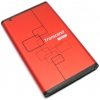 TRANSCEND <TS200GSJ25R-S> Red USB2.0 Portable HDD 200Gb EXT (RTL)