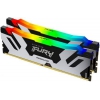 Memory Module Kingston Fury Gaming DDR5 Общий объём памяти 32Гб Module capacity 16Гб Количество 2 6000 МГц Радиатор Множитель частоты шины 32 1.35 В RGB серебристый / черный KF560C32RSAK2-32