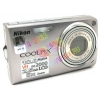 Nikon CoolPix S550 <Silver> (10.0Mpx, 36-180mm, 5x, F3.5-5.6, JPG, 50Mb + 0Mb SD, 2.5", USB2.0, AV, Li-Ion)