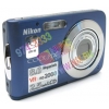 Nikon CoolPix S210 <Blue> (8.0Mpx, 38-114mm, 3x, F3.1-5.9, JPG, , 2.5",USB, AV, Li-Ion)