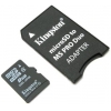 Kingston <SDC4/8GB-MSADPRR> microSDHC 8Gb Class4+microSD-->MS Pro DUO Adapter