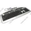 Клавиатура Kreolz JK-740/KM-740 Silver&Black <PS/2> 104КЛ+18КЛ М/Мед