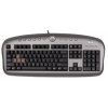 Клавиатура A4 KB-28G-2 silver PS/2 with black keys (exchange keycap) (KB-28G-2 PS (SILVER GREY))