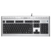 Клавиатура A4 KLS-7mu silver/black PS/2 multimedia (with audio jacks, extra 17keys and usb 2.0) (KLS-7MU PS)
