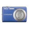 Фотоаппарат Nikon CoolPix S220 синий 10Mp 3x 44Mb/SD/SDHC 2,5" LCD (VMA343E1)