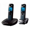 Р/Телефон Dect Panasonic KX-TG6412RU1 (серый металлик, 2 трубки)