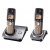 Р/Телефон Dect Panasonic KIT-KX-TG7206RUM-P (серый металлик, 3 трубки)