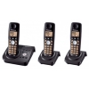 Р/Телефон Dect Panasonic KIT-KX-TG7206RUT-P (темно-серый металлик, 3 трубки)