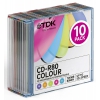 Диск TDK CD-R Colour 700MB 52x SJC (10шт) (t18924) CD-R80SCMIXA10-L (мин.кол.5)