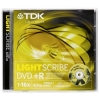 Диск TDK DVD+R LScribe 4.7Gb 16x FJC (10шт) (t78100)