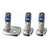 Р/Телефон Dect Panasonic KIT-KX-TG8012RUS-P (серебристый металлик, 3 трубки)