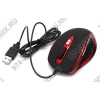 OKLICK Optical Mouse <404M> <Red&Black> (RTL)  USB 6btn+Roll <062150>