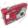 Nikon CoolPix S630 <Red> (12Mpx, 37-260mm, 7x, F3.5-5.3, JPG, 44Mb+ 0Mb SDHC, 2.7", USB2.0, AV, Li-Ion)
