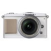 Фотоаппарат Olympus E-P1 white 1442 silver  Kit <N3592792>