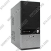 Miditower Vento <TAK61-BSB> Black-Silver ATX 450W (24+4+6пин)