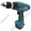 Makita <6317DWDE> Аккум. дрель-шуруповерт (60 Нм, 1300 об/мин, 13 мм, 12V, 2600 мАч NiMH х2, 2  скорости, кейс)