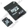 ADATA <AUSDH8GCL4-RA1> microSDHC Memory Card 8Gb Class4  + microSD-->SD Adapter