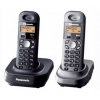 Р/Телефон Dect Panasonic KX-TG1412RU1 (2 трубки, серый металлик)