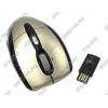 OKLICK Wireless Optical Mouse <820M> <Gold> (RTL) USB 4btn+Roll, уменьшенная <84498-Gold>