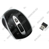 OKLICK Wireless Optical Mouse <404MW Lite> <Silver&Black> (RTL)USB 4btn+Roll, уменьшенная <33424>