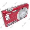 Nikon CoolPix S220 <Red> (10Mpx, 35-105mm, 3x, F3.1-5.9, JPG, 44Mb + 0Mb SDHC, 2.5",USB2.0, AV, Li-Ion)