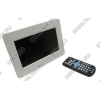 Digital Photo Frame Transcend <TSPF700W-White>цифр.фоторамка(7"LCD,480x234,SDHC/MMC/MS,USB Host,ПДУ)