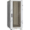 NT  BUSINESS / MGLASS 27-68 G Шкаф 19" напольный, серый 27U 600x800, дверь  стекло-металл (3ч)