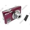 Nikon CoolPix S4000 <Red> (12.0Mpx, 27-108mm, 4x, F3.2-5.9, JPG,45Mb + 0Mb SDHC, 3.0", USB2.0, AV, Li-Ion)
