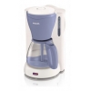 Кофеварка капельная Philips HD7562 белый/фиолетовый 1100Вт