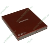 Привод DVD±RW 8x8x8xDVD/24x16x24xCD Samsung "SE-S084C/USRS", внешний, красный (USB2.0) (ret)