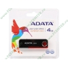 Накопитель USB flash 4ГБ A-DATA "C903", серебр.-красный (USB2.0) 