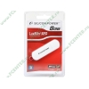 Накопитель USB flash 8ГБ Silicon Power "LuxMini 320" SP008GBUF2320V1W, белый (USB2.0) 