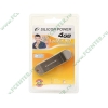 Накопитель USB flash 4ГБ Silicon Power "LuxMini 910" SP004GBUF2910V1S, серебр. (USB2.0) 