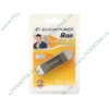 Накопитель USB flash 8ГБ Silicon Power "LuxMini 910" SP008GBUF2910V1S, серебр. (USB2.0) 