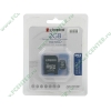 Карта памяти 2ГБ Kingston "SDC/2GB" Micro SecureDigital Card + адаптер 
