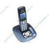 Радиотелефон Panasonic "KX-TG6421RUC", DECT, с опред.номера, с автоотв., синий 