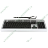 Клавиатура BTC "9313U", 104+5кн., серебр.-черный (USB) 