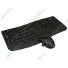 Комплект клавиатура + мышь Microsoft "Wireless Comfort Desktop 5000" CSD-00017, беспров., эрг., черный (USB) (ret)