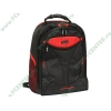 Рюкзак Porto "NR05" для ноутбука 15.4", черно-красный 