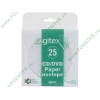Конверты для CD/DVD Digitex "DCAEWP-025-PP" (25шт./уп.), бумажные, белые 