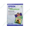 Бумага для фото-печати Epson "Photo Quality Self Adhesive Sheet" S041106 (A4, 167г/кв.м, 10л., матовая, самоклеющаяся) 