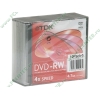 Диск DVD-RW 4.7ГБ 4x TDK "DVD-RW47SCNEC10" Slim (10шт./уп.) 