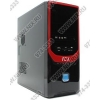 Miditower FOX <5830BR+CR> Black-Red ATX 400W (24+4+6пин)