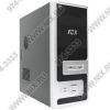 Miditower FOX <5815BS> Black-Silver ATX 400W (24+4+6пин)