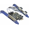 Контроллер Orient XWT-PE2S1P (PCI-E -->2xCOM+1LPT, MCS9901CV) Ret (24839)