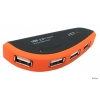 USB-Хаб Jet.A JA-UH3 Muny (4 порта, USB 2.0, прорезиненный корпус) Скорость передачи данных 480 Мбит/сек)